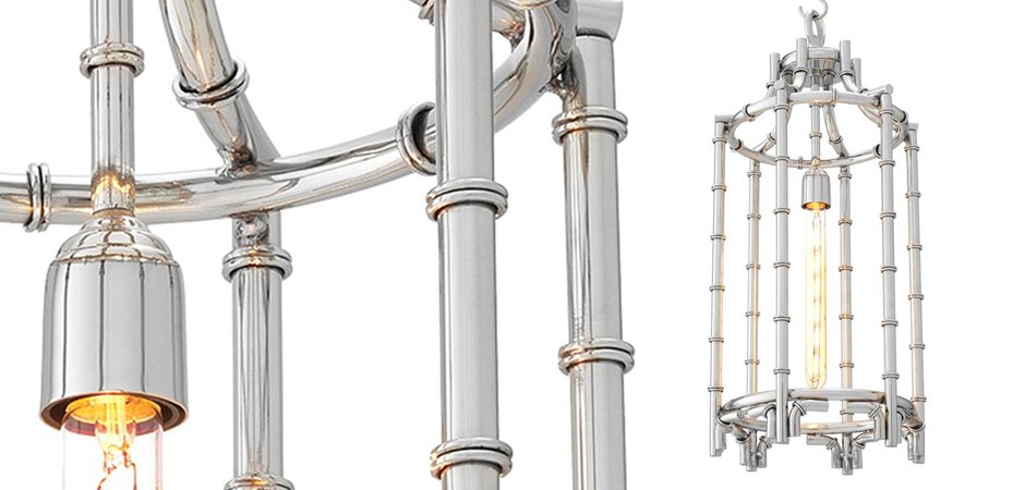 Люстра Eichholtz Lantern Vasco Steel - Loft-Concept в Ульяновске