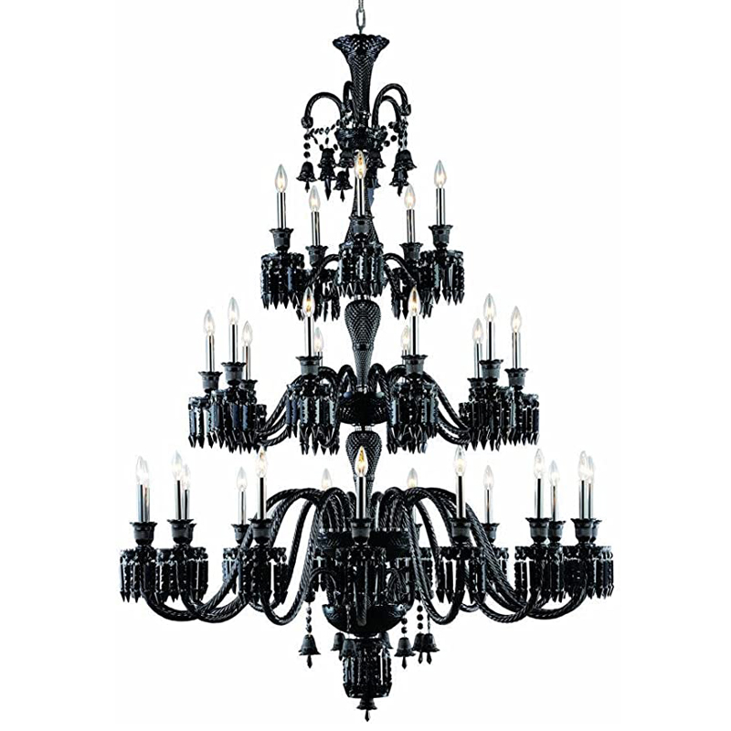 Люстра BACCARAT Zenith Midnight Chandelier 35 Черный в Ульяновске | Loft Concept 