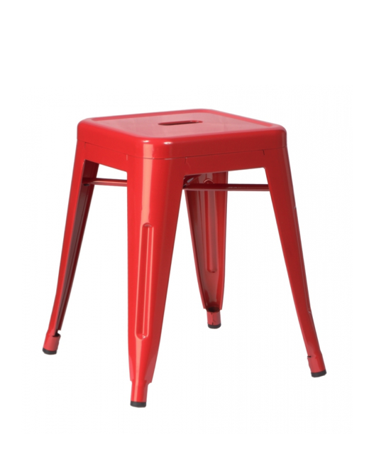 Кухонный стул Tolix Kitchen Stool 45 Черный Салатовый Нержавеющая сталь Голубой Желтый Зеленый Красный Оранжевый Белый в Ульяновске | Loft Concept 