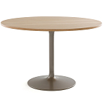 Круглый обеденный стол на одной ножке Remo Round Dining Table варинант исполнения - 1 | Loft Concept в Ульяновске