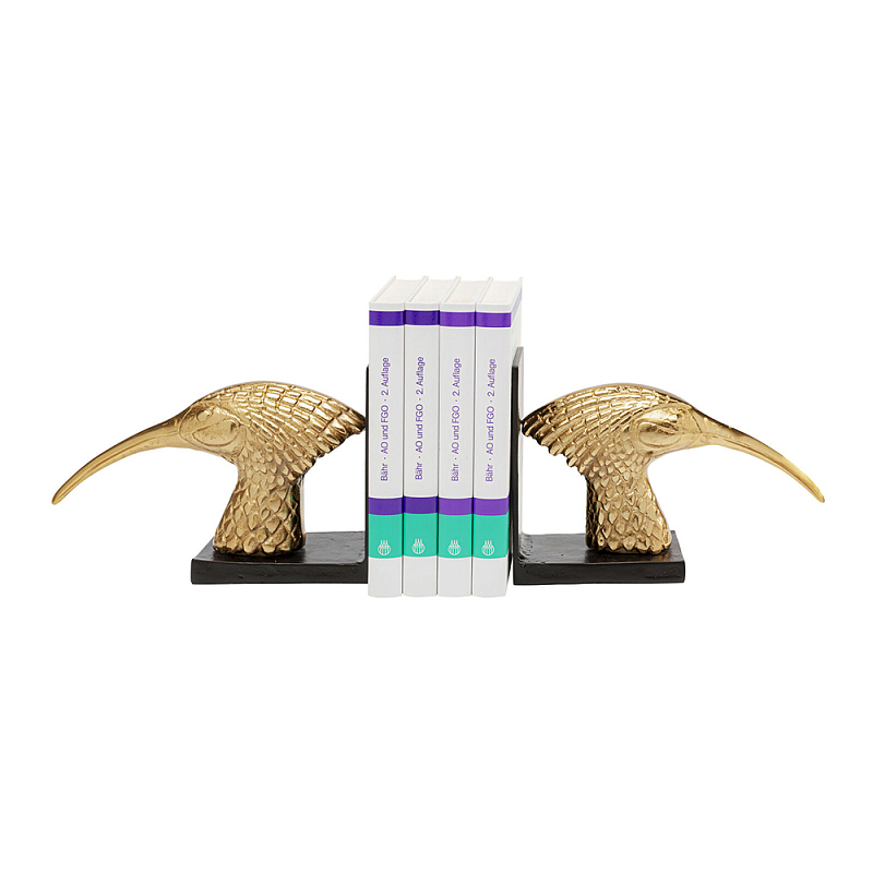 Держатель для книг Golden Thoth Черный Золотой в Ульяновске | Loft Concept 