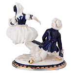 Статуэтка фарфоровая Влюбленная пара Charming Statuette варинант исполнения - 2 | Loft Concept в Ульяновске