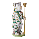 Подсвечник в виде собачки из фарфора с бронзовыми элементами Eden Garden варинант исполнения - 5 | Loft Concept в Ульяновске