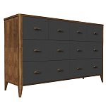 Комод из массива бука с 8-ю ящиками Tasteful Furniture варинант исполнения - 2 | Loft Concept в Ульяновске