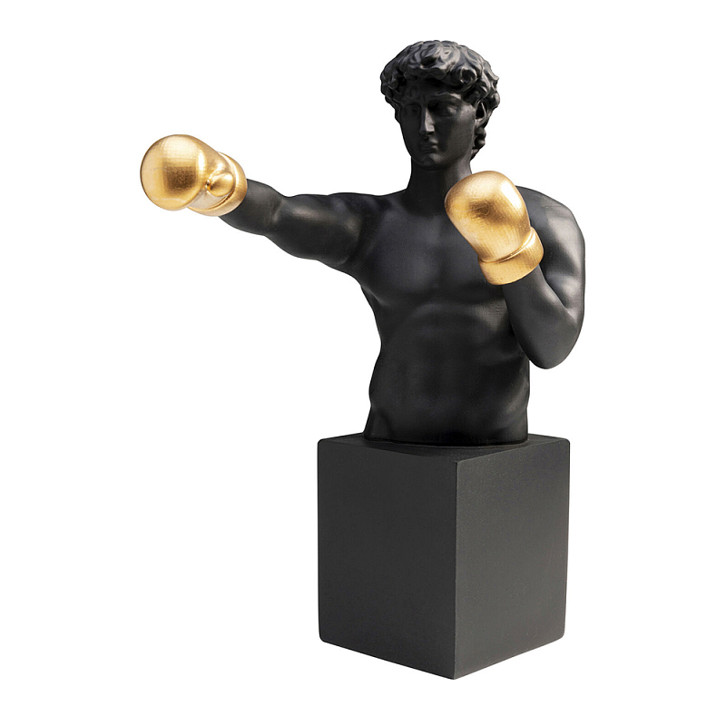 Статуэтка David with Golden Gloves Черный Золотой в Ульяновске | Loft Concept 