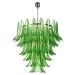 Люстра из семи ярусов зеленого стекла Independence варинант исполнения - 1 | Loft Concept в Ульяновске