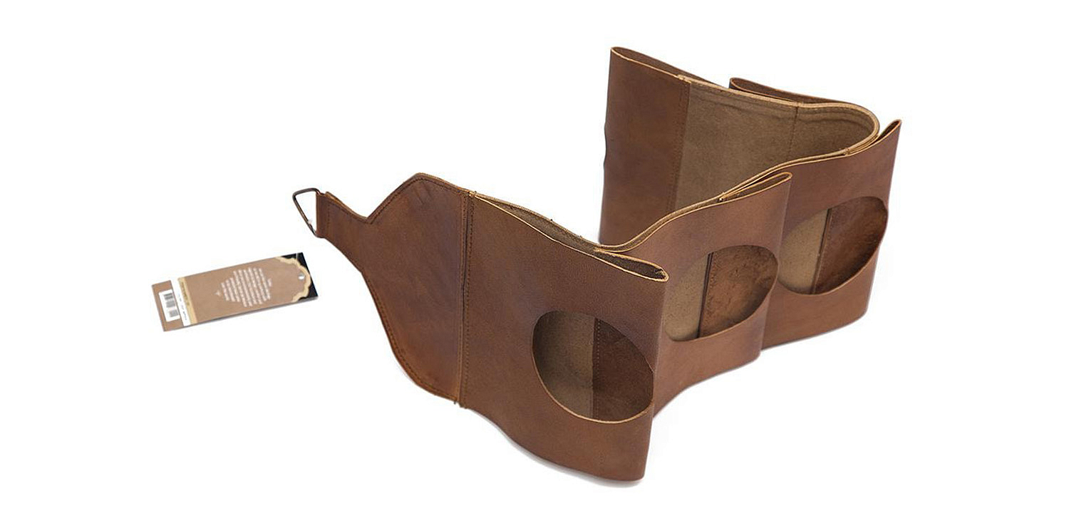 Бутылочница из кожи буйвола - Loft-Concept в Ульяновске