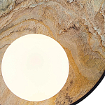 Бра круглое с каменным диском в металлической раме Sandstone Painting варинант исполнения - 3 | Loft Concept в Ульяновске