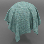 Мебельная ткань Шенилл бирюзовый цвет 142 см T4-61 варинант исполнения - 12 | Loft Concept в Ульяновске