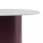 Журнальный столик овальный с мраморной столешницей Decor Showcase варинант исполнения - 3 | Loft Concept в Ульяновске