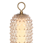 Настольная лампа с факутрным стеклянным плафоном Sonora варинант исполнения - 3 | Loft Concept в Ульяновске