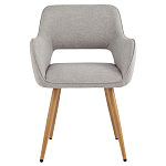 Стул в рогожке серого цвета NEASAN STOOL варинант исполнения - 2 | Loft Concept в Ульяновске