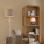 Настольная лампа с фигурным узором и трапециевидным абажуром Сonundrum варинант исполнения - 5 | Loft Concept в Ульяновске