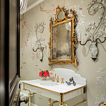 Обои ручная роспись Silk Tree Special Colourway on grey painted Xuan paper варинант исполнения - 2 | Loft Concept в Ульяновске