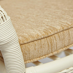 Комплект обеденный из ротанга Eloise grand white варинант исполнения - 12 | Loft Concept в Ульяновске