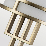 Бра с геометрическим каркасом и матовым белым цилиндрическим плафоном Feiss варинант исполнения - 3 | Loft Concept в Ульяновске