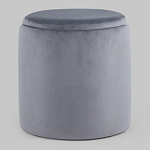 Пуф Alice Poof Grey Серый велюр варинант исполнения - 5 | Loft Concept в Ульяновске