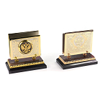 Настольный письменный набор из яшмы и долерита с декором Двуглавый орел Manager Organizer варинант исполнения - 4 | Loft Concept в Ульяновске