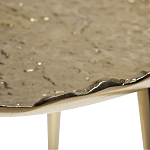 Столик журнальный металлический золотого цвета Modern Rethinking of Traditions варинант исполнения - 1 | Loft Concept в Ульяновске