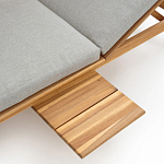 Садовый диван-трансофрмер Kate серый варинант исполнения - 3 | Loft Concept в Ульяновске