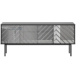 Длинная тумба с зеркальным декором Serena варинант исполнения - 12 | Loft Concept в Ульяновске