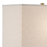 Настольная лампа с корпусом в форме кольца и прямоугольным абажуром French Ring варинант исполнения - 2 | Loft Concept в Ульяновске