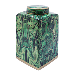 Ваза с малахитовым узором MALACHITE варинант исполнения - 2 | Loft Concept в Ульяновске