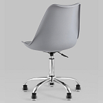 Офисный стул на металлическом основании EGGERY Grey пластик варинант исполнения - 4 | Loft Concept в Ульяновске