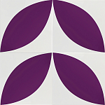 Дизайнерская плитка с узором Лепесток варинант исполнения - 1 | Loft Concept в Ульяновске