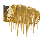 Бра с металлическими дугами и цепочками 33 см Atlantis Chain варинант исполнения - 7 | Loft Concept в Ульяновске