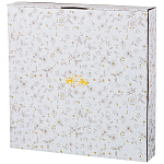 Блюдо сервировочное круглое с цветочным принтом 27 Floral Charm варинант исполнения - 2 | Loft Concept в Ульяновске