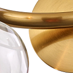 Бра с 2-мя стеклянными сферическими  плафонами Arco Wall Lamp варинант исполнения - 2 | Loft Concept в Ульяновске