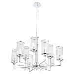 Люстра с 9-ю цилиндрическими стеклянными плафонами Jeanette варинант исполнения - 9 | Loft Concept в Ульяновске