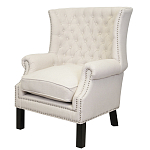 Кресло Charlie Armchair beige flax варинант исполнения - 3 | Loft Concept в Ульяновске