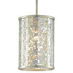 Подвесной светильник в форме цилиндра Speckled Mirror Plates варинант исполнения - 2 | Loft Concept в Ульяновске