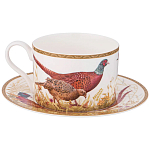 Чайная пара из фарфора 300 мл Hunting Porcelain Collection варинант исполнения - 1 | Loft Concept в Ульяновске