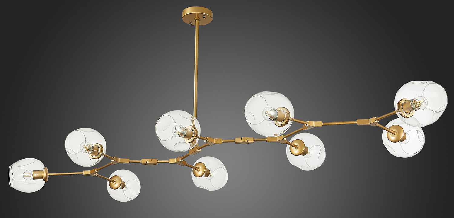 Люстра Branching Bubble Chandelier 9 gold Люстра Branching Bubble Chandelier 9 gold - Loft-Concept в Ульяновске
