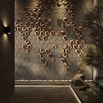 Гипсовая 3D панель с принтографией PM-41 варинант исполнения - 3 | Loft Concept в Ульяновске