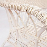 Комплект уличной мебели из ротанга Eloise белый варинант исполнения - 4 | Loft Concept в Ульяновске