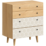 Комод с принтом на ящиках Elise Chest of Drawers варинант исполнения - 15 | Loft Concept в Ульяновске