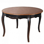 Стол круглый из массива березы в стиле прованс Vintage варинант исполнения - 1 | Loft Concept в Ульяновске