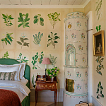 Обои ручная роспись Botanical Studies Linnaeus colourway варинант исполнения - 6 | Loft Concept в Ульяновске