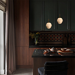 Подвесной светильник из белого алебастра Cryptocrystalline Stone варинант исполнения - 8 | Loft Concept в Ульяновске