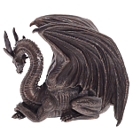 Декоративная статуэтка Дракон Dark Bronze Winged Dragon Statuette варинант исполнения - 3 | Loft Concept в Ульяновске