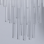 Бра с круглым основанием и длинными прозрачныи стеклянными трубками Nembus варинант исполнения - 7 | Loft Concept в Ульяновске