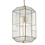 Подвесной светильник с рельефным стеклом Embossed Glass варинант исполнения - 2 | Loft Concept в Ульяновске