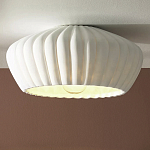 Потолочный светильник керамический Ceramic Embossed Lamp варинант исполнения - 2 | Loft Concept в Ульяновске