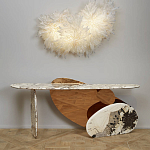 Консоль в виде овальных элементов Jinye console варинант исполнения - 3 | Loft Concept в Ульяновске