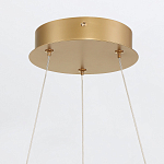 Люстра золотого цвета с 2-мя светодиодными кольцами Eurofase варинант исполнения - 4 | Loft Concept в Ульяновске