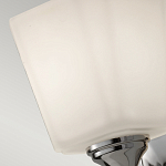 Бра для ванных комнат с белым матовым плафоном квадратной формы на основании цвета хром Feiss варинант исполнения - 5 | Loft Concept в Ульяновске